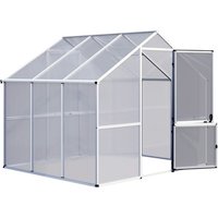 KGT Gewächshaus »Enzian«, alufarben, BxHxL: 267 x 227 x 227 cm - silberfarben Unkategorisiert online kaufen KGT Gewächshaus »Enzian«, alufarben, BxHxL: 267 x 227 x 227 cm - silberfarben Unkategorisiert online kaufen