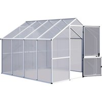 KGT Gewächshaus »Enzian«, alufarben, BxHxL: 267 x 227 x 300 cm - silberfarben Unkategorisiert online kaufen