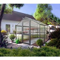 KGT Gewächshaus »Rose«, 7,53 m², Kunststoff/Aluminium, winterfest - grau Unkategorisiert online kaufen