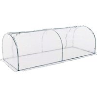 Outsunny Folien-Gewächshaus, BxHxL: 100 x 80 x 250 cm - transparent Unkategorisiert Produktbild Outsunny Folien-Gewächshaus, BxHxL: 100 x 80 x 250 cm - transparent Unkategorisiert Produktbild