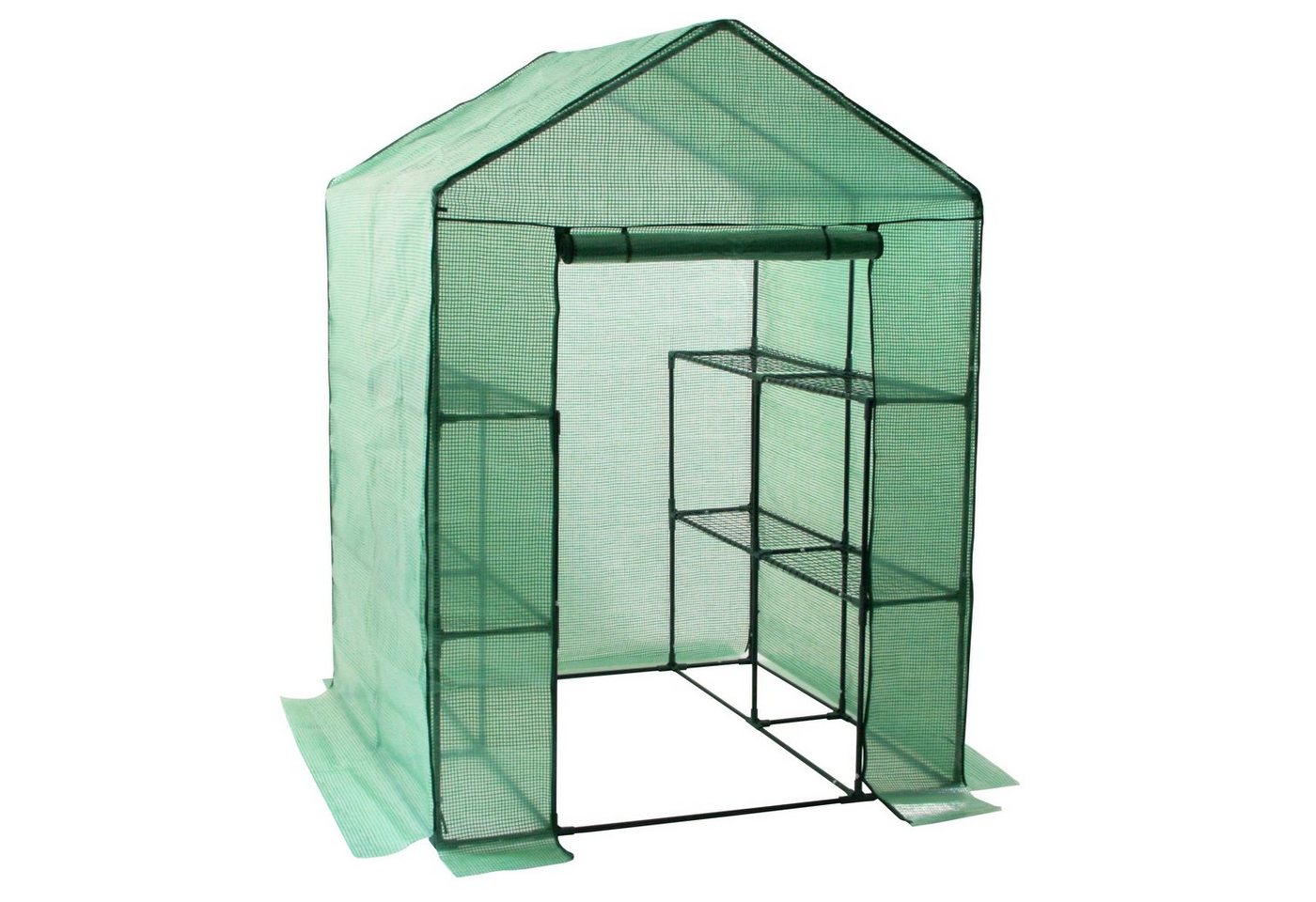 Zelsius Foliengewächshaus Folien Gewächshaus mit 8 Ablagen, 195x143x143 cm, Tomatenhaus, BxTxH: 143 x 143 x 195 cm grün | Rabatt: 29% Unkategorisiert online kaufen