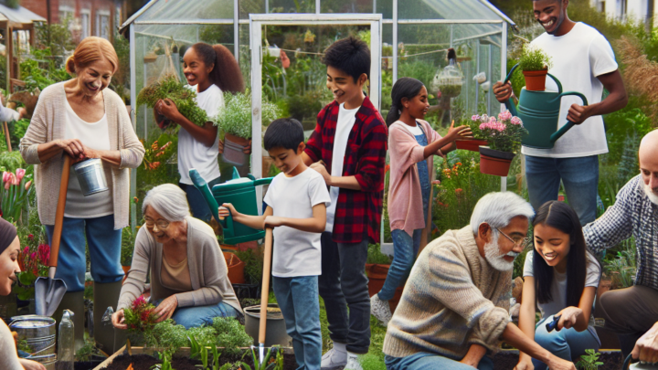 Die blühende Gemeinschaft: Ein Gemeinschaftsgarten im Herzen von Hudson, New York